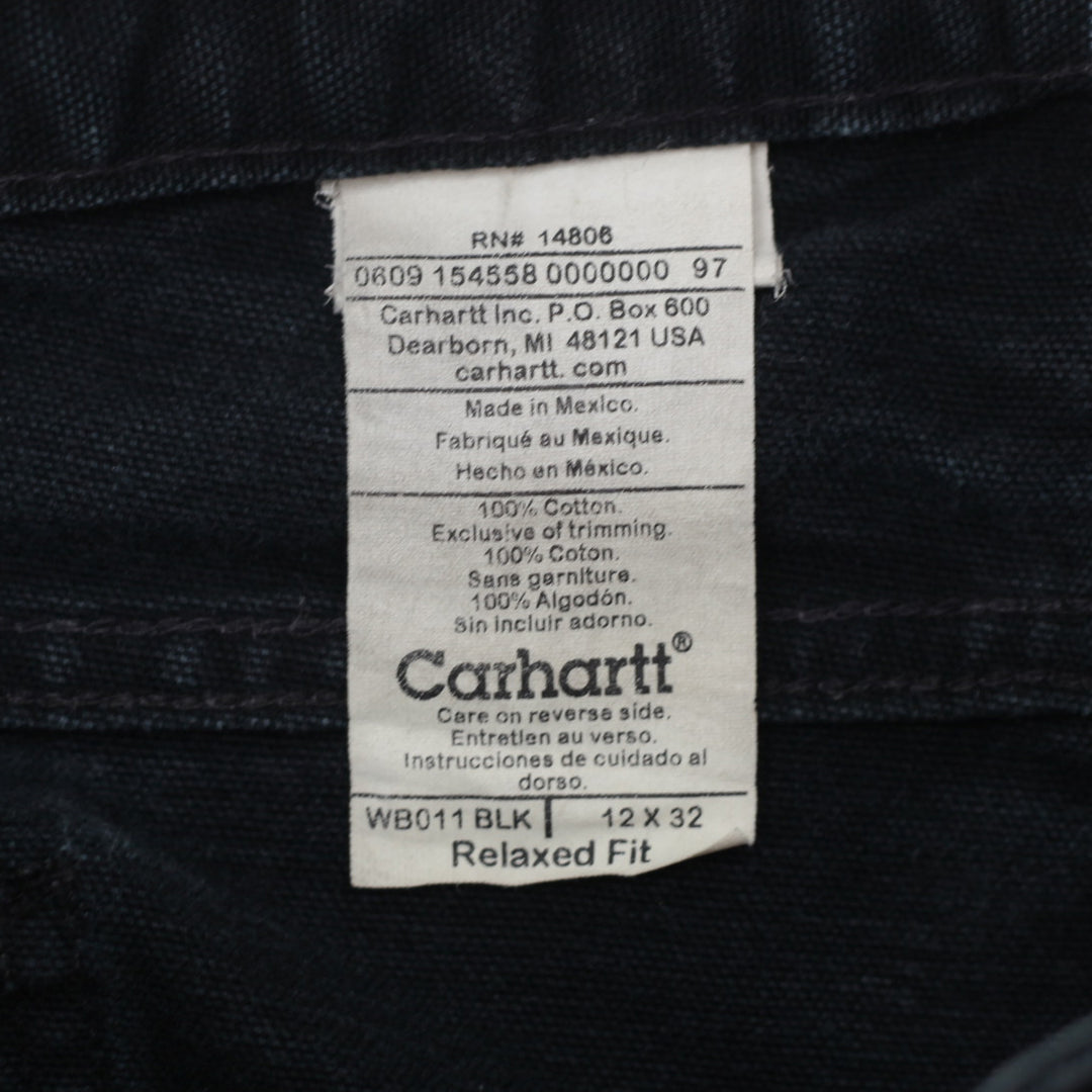 Ladies Carhartt WB011 BLK Work Pants