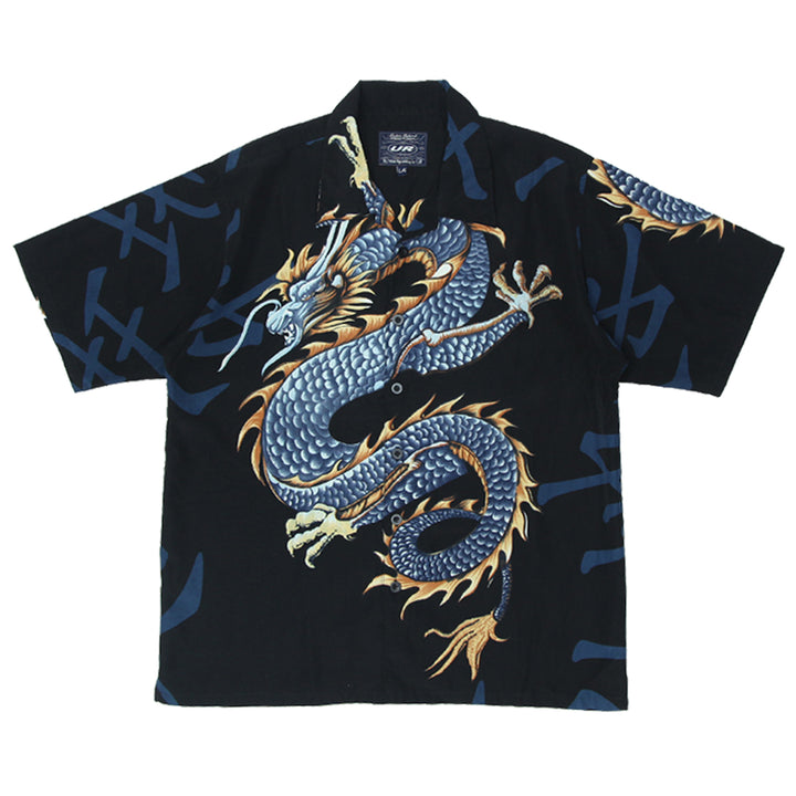 Men Urban Rags Dragon AOP Short Sleeve Shirt