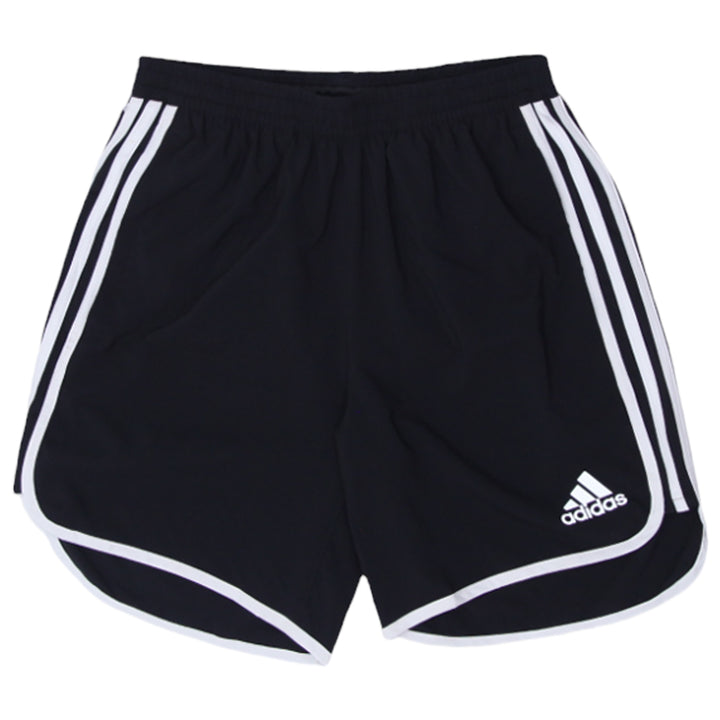 Mens Adidas White Stripes Running Shorts