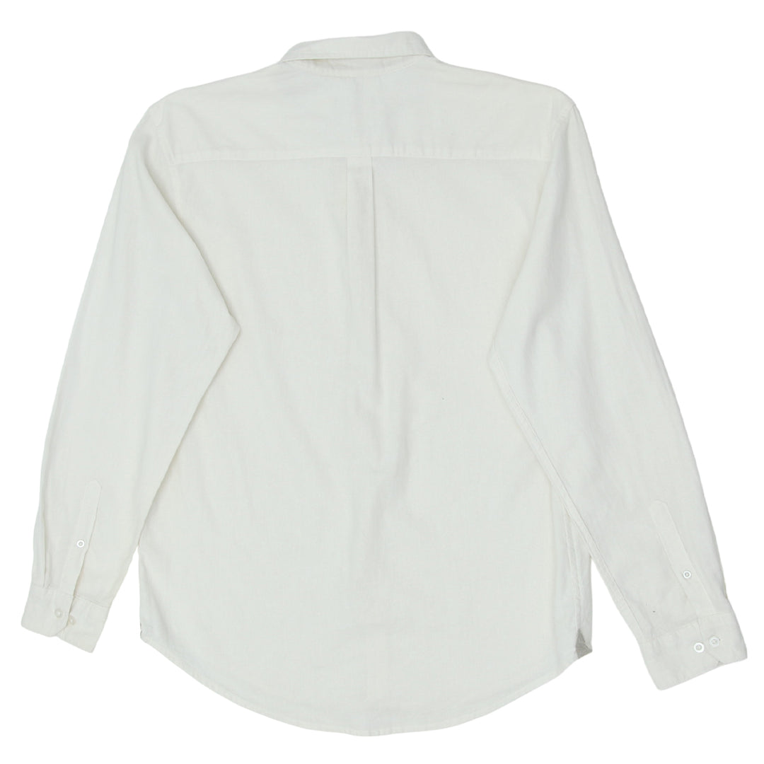 Mens Bruno Long Sleeve Pocket Linen Shirts