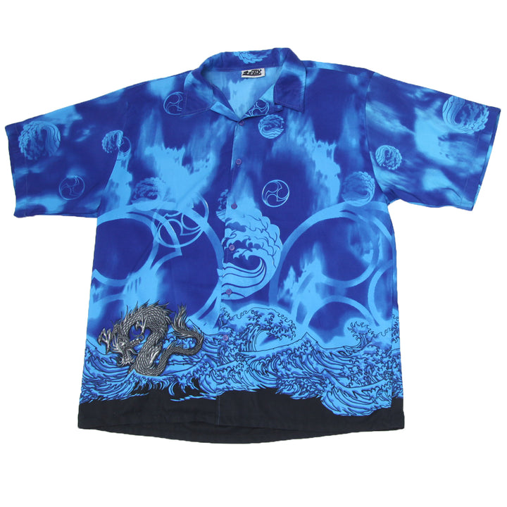 Mens ZZYZX Waves Dragon AOP Shirt