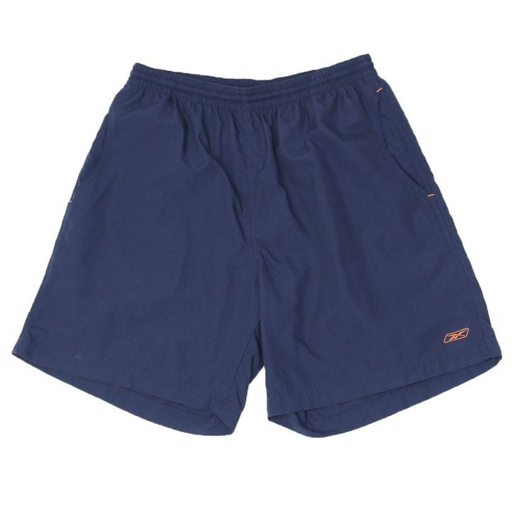 Mens Reebok Navy Nylon Shorts