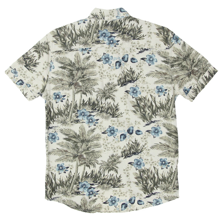 Mens Point Zero Semi-Fit Floral Short Sleeve Shirt