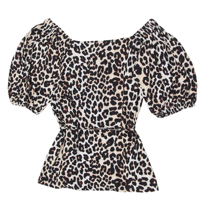 Ladies Lily Morgan Animal Print Top