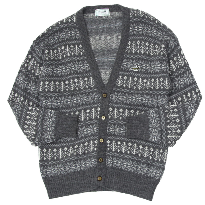 Vintage Crocodile Cardigan Sweater