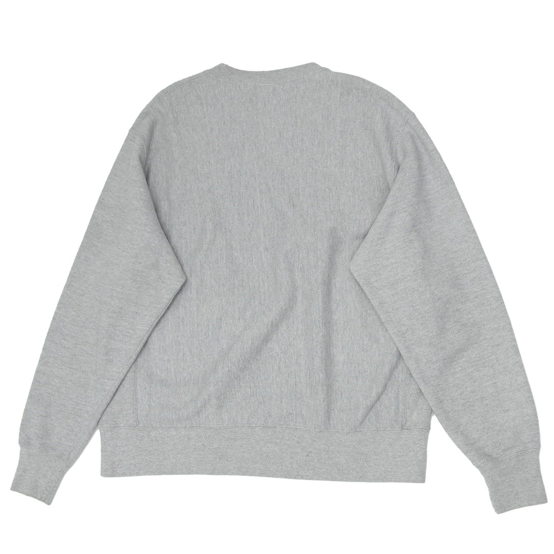 Mens Champion Reverse Weave Gray Crewneck Sweatshirt