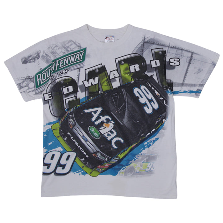 Mens Chase Authentics Edwards Carl 99 Nascar AOP Racing T-Shirt