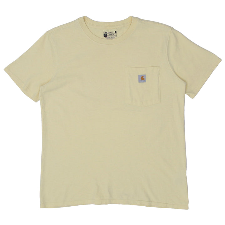 Ladies Carhartt Loose Fit Pocket T-Shirt Yellow