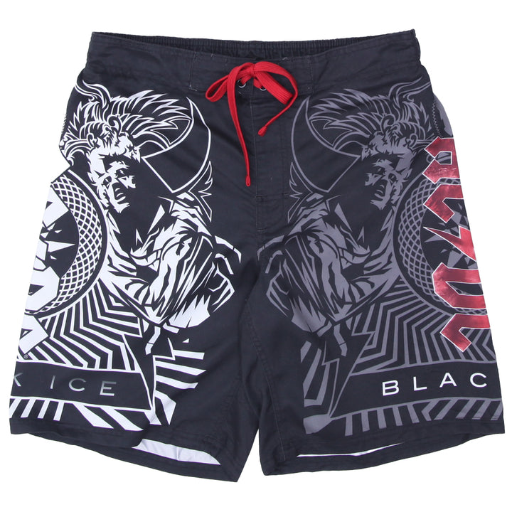 Mens AC DC Black Ice Board Shorts