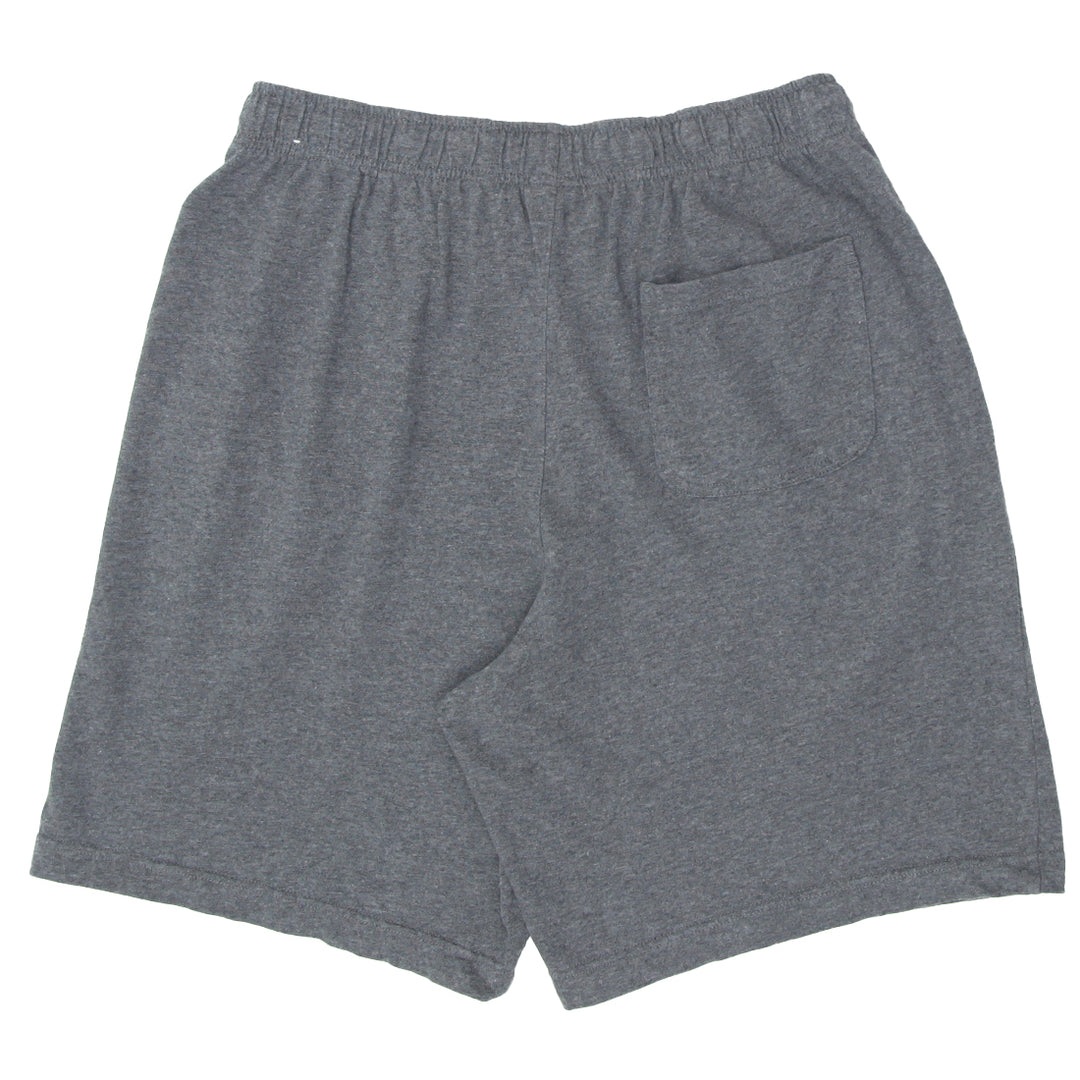 Mens Embroidered Nike Logo Gray Short