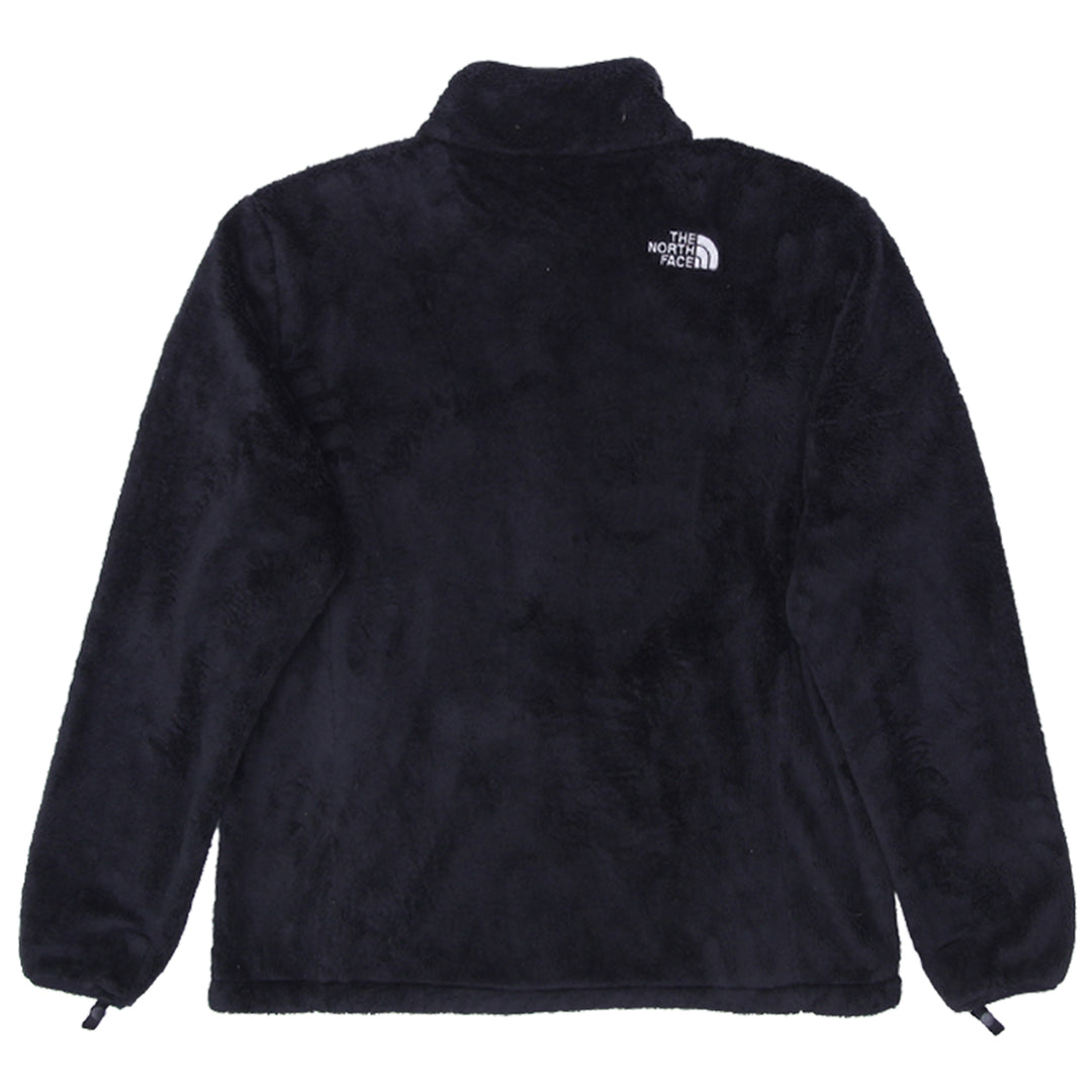 Ladies The North Face Full Zip Sherpa Fleece Jacket Black