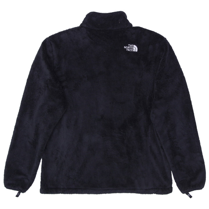 Ladies The North Face Full Zip Sherpa Fleece Jacket Black