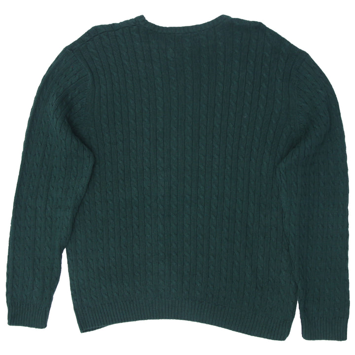 Mens Chaps Cable Knit Crewneck Sweater