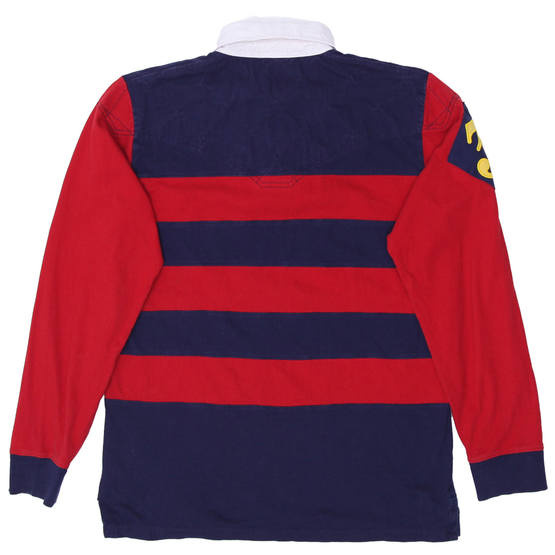 Vintage Polo Ralph Lauren Country Jockey Clun Stripe Rugby Shirt Youth XL