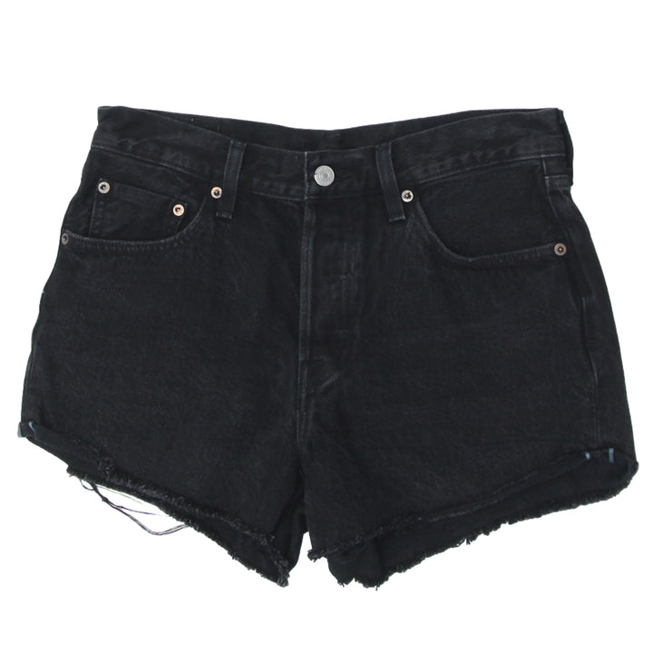 Ladies Levi Strauss # 501 Black Denim Shorts