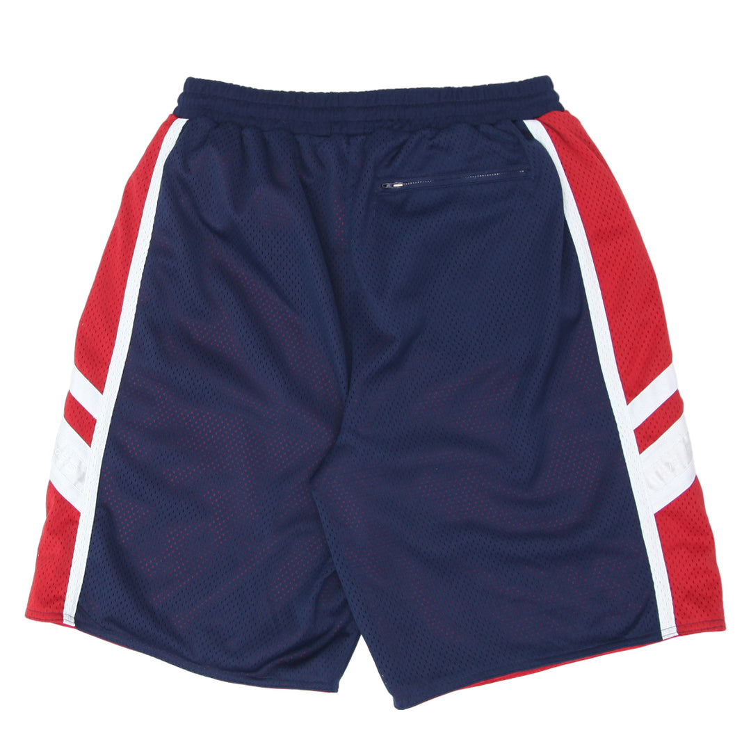 Mens Embroidered Fubu Logo Mesh Sports Short