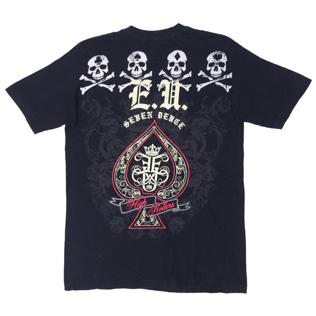 Mens Y2K Ecko Unltd Stoned Skull T-Shirt Black