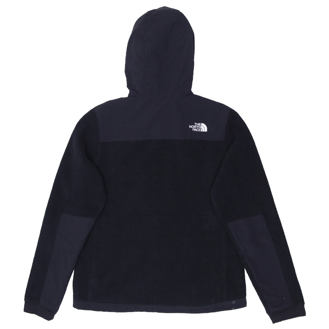 Ladies The North Face Fleece Black Denali Hooded Jacket