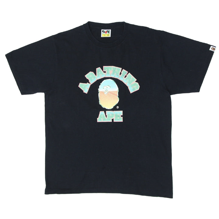 Mens A Bathing Ape Glitter Logo t-Shirt