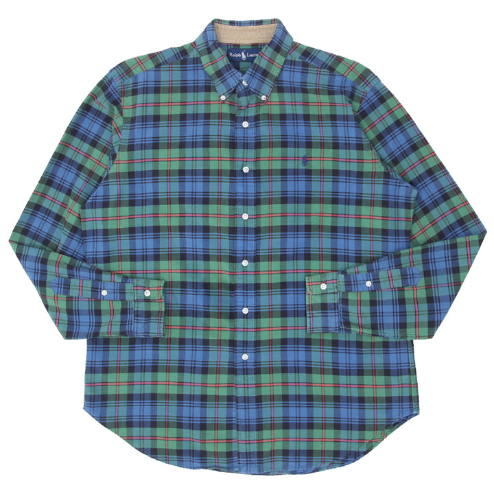 Mens Ralph Lauren Checkered Long Sleeve Shirt