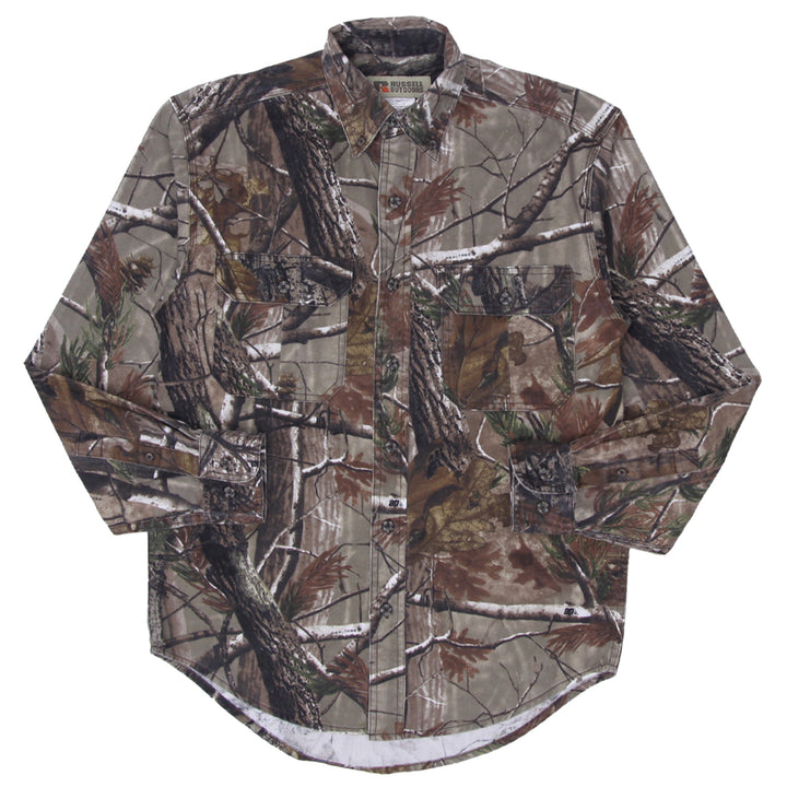 Mens Russell Outdoors Realtree Forest Camo Shirt