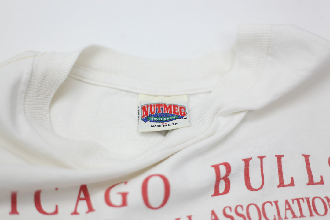 Vintage Chicago Bulls NBA T-Shirt S.Stitch Made In USA Nutmeg XL