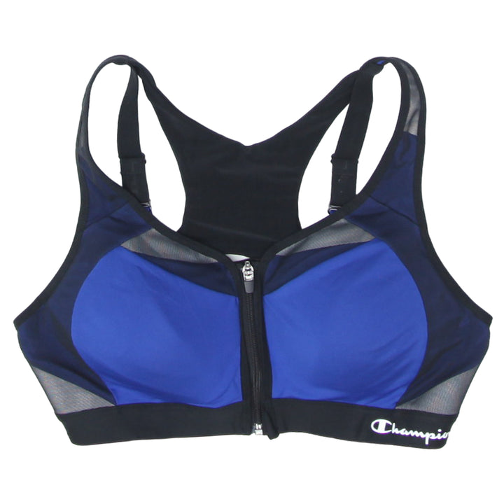 Ladies Champion Front Zip Padded Sports Bra