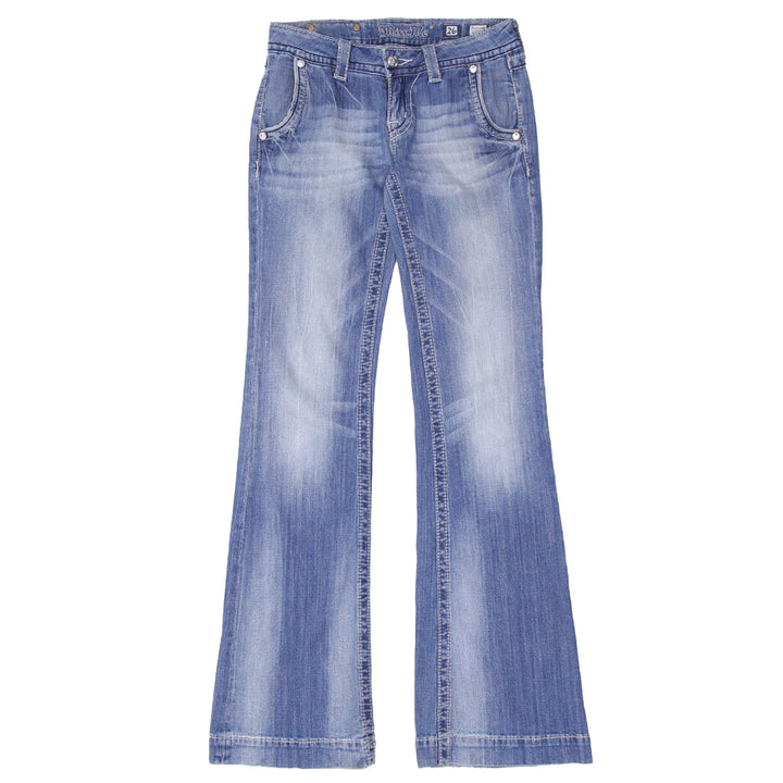 Y2K Miss Me Washed Low-Rise Flare Jeans