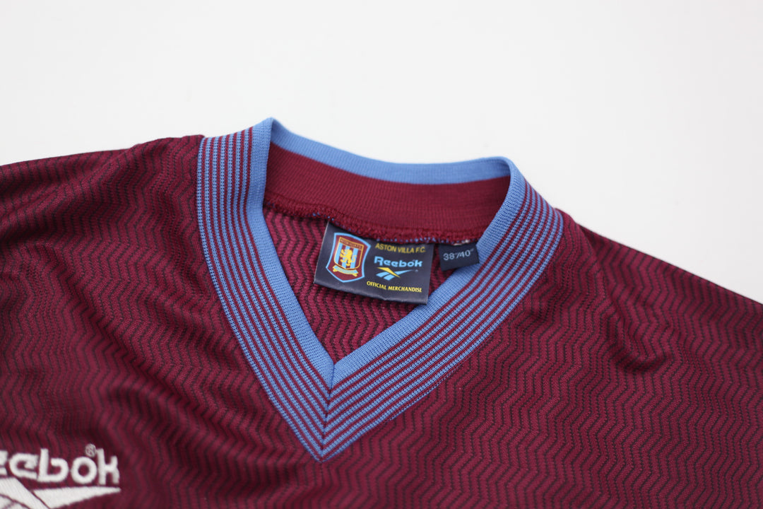 1997-1998 Vintage Reebok Aston Villa FC Home Jersey
