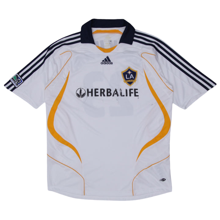 Mens Adidas 2007-2008 LA Galaxy Beckham 23 Football Jersey