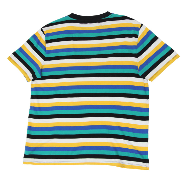 Mens Guess Striped Short Sleeve T-Shirt