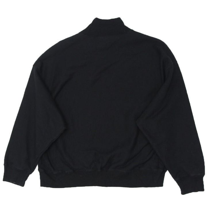 Ladies Champion Reverse Weave Black Crewneck Sweatshirt