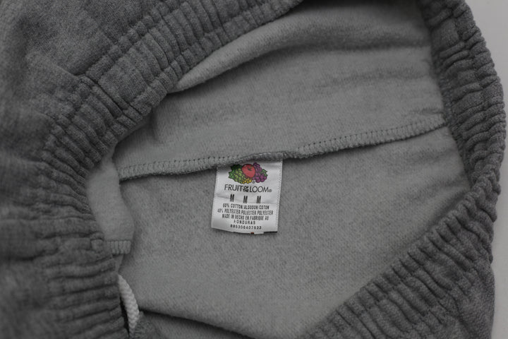 Mens Fruit of The Loom Fleece Gray Sweatpants