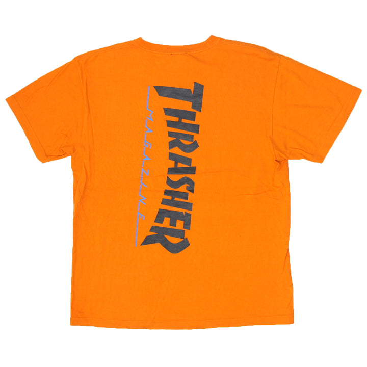 Mens Thrasher Magazine Keith Haring Orange T-Shirt