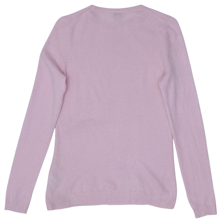 Ladies L.L Bean 100 % Cashmere Sweater Pink