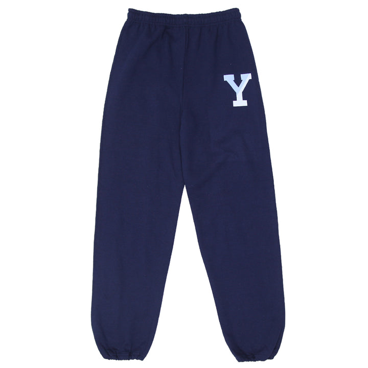 Mens Gildan Fleece Navy Sweatpants