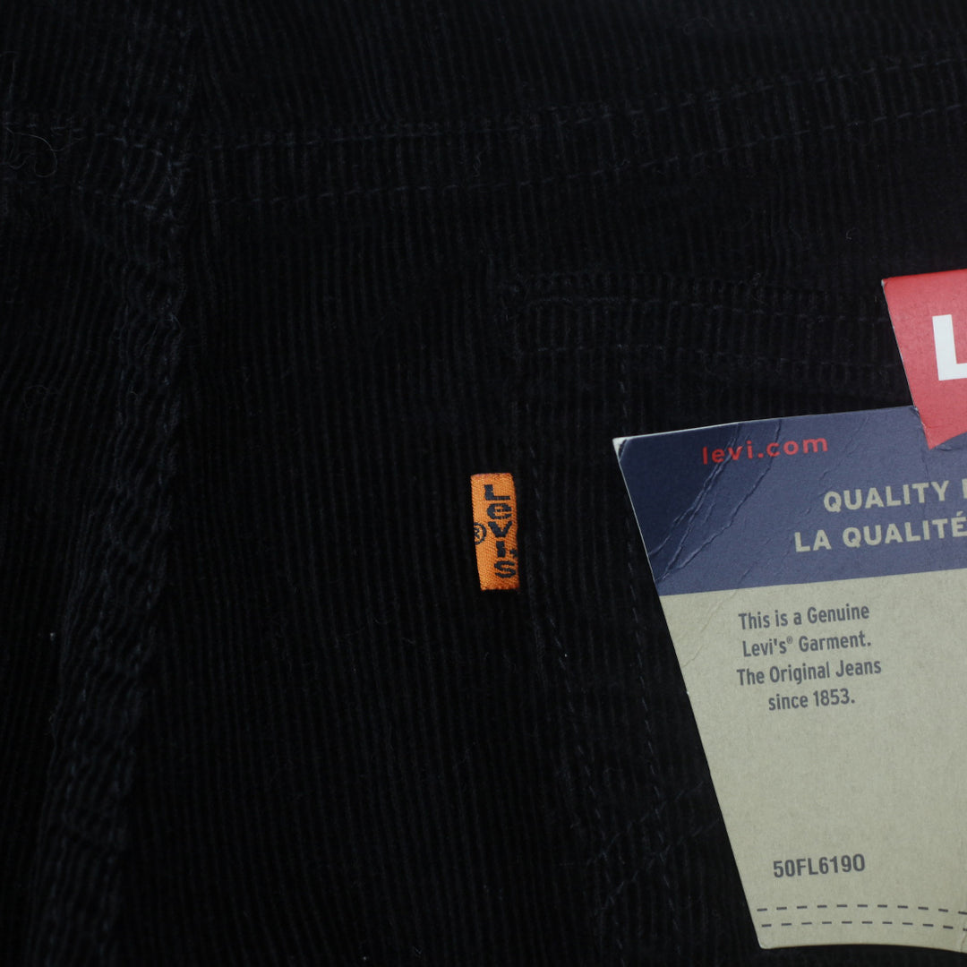 Mens Levi Strauss # 619 Black Corduroy Pants