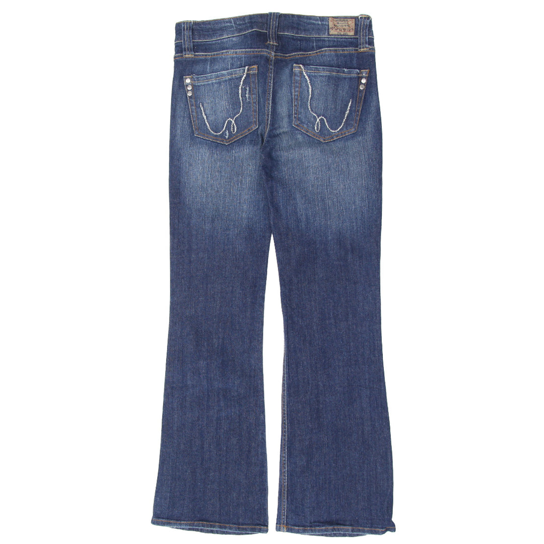 Y2K Paris Blue Flare Jeans