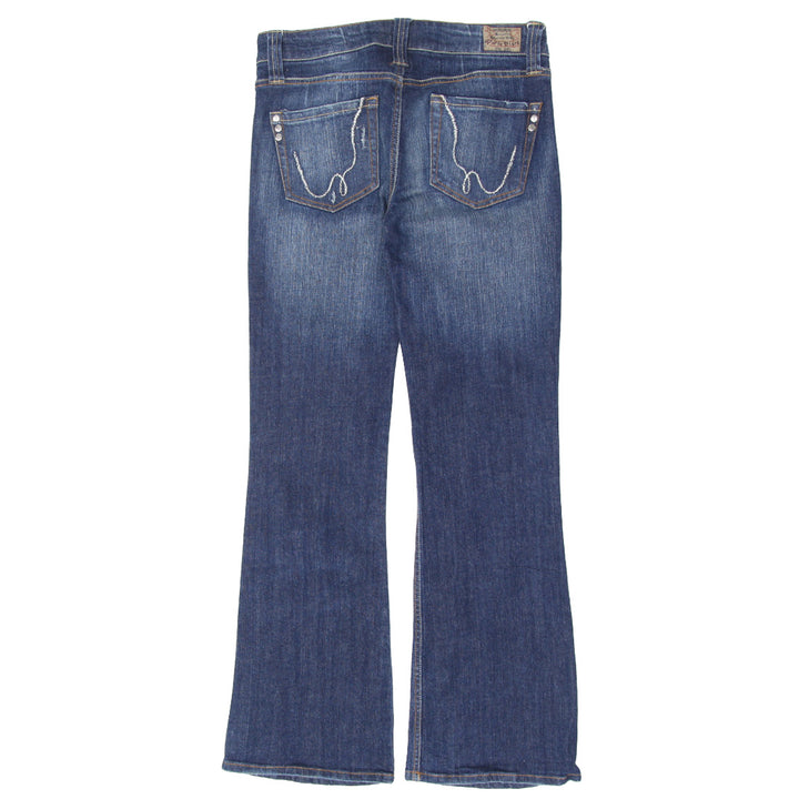 Y2K Paris Blue Flare Jeans