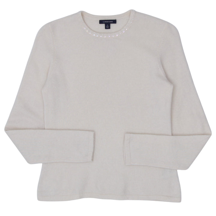 Ladies Lands' End 100 % Cashmere Sweater