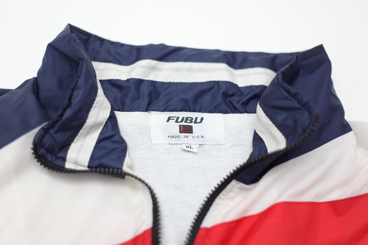 Vintage FUBU Full Zip Windbreaker Jacket Made in USA