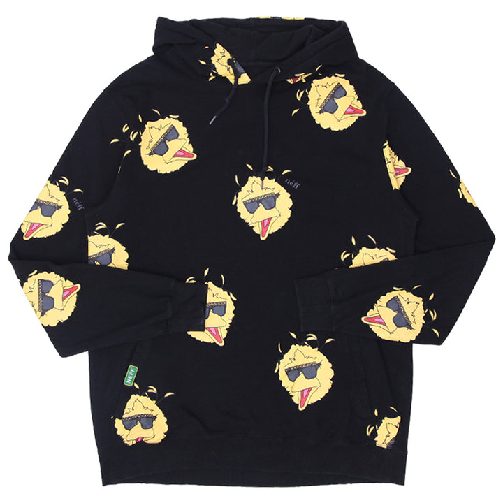 Mens Neff Sesame St. Pullover Hoodie Black