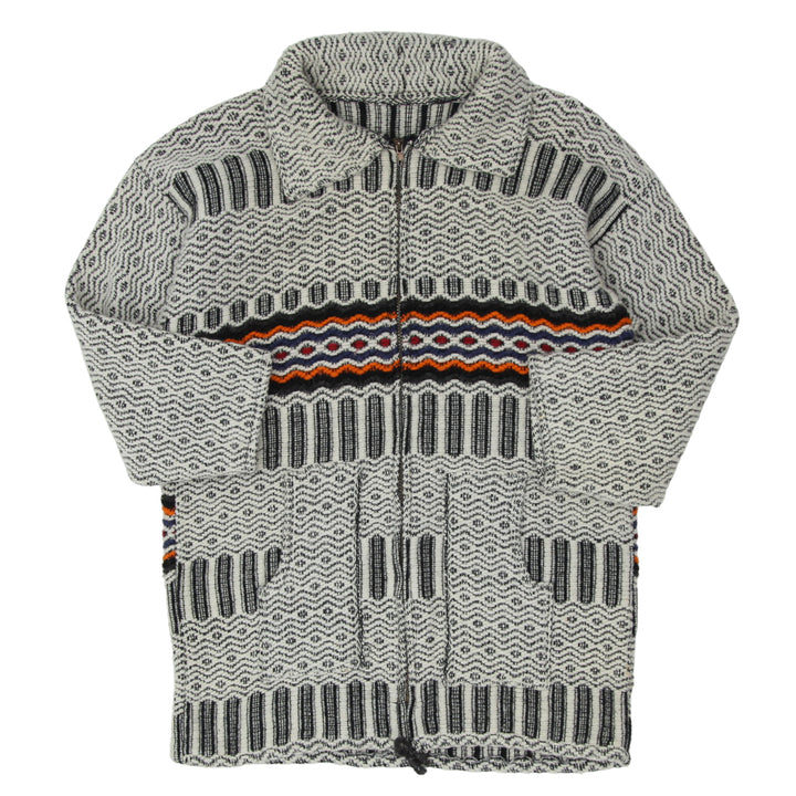 Vintage Knitted Full Zip Sweater