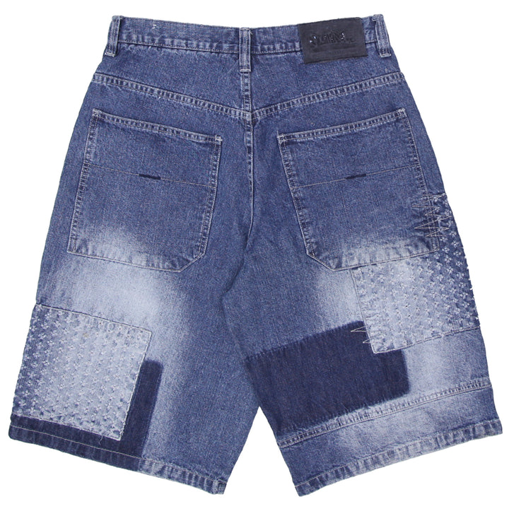 Mens Y2K Southpole Patched Denim Jorts