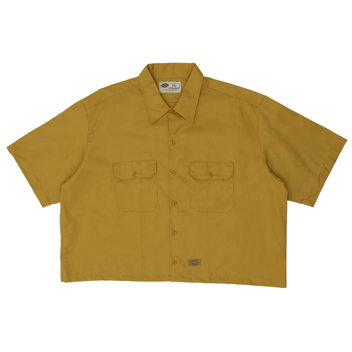 Mens Dickies Customized Crop Work Shirt