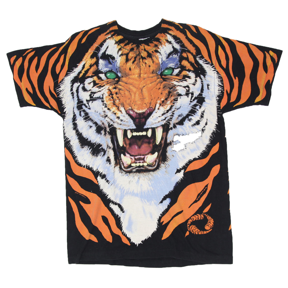 Vintage tiger offers AOP Liquid Blue Tee