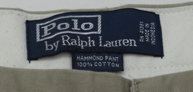 Vintage Polo by Ralph Lauren Chino Hammond Pants Beige