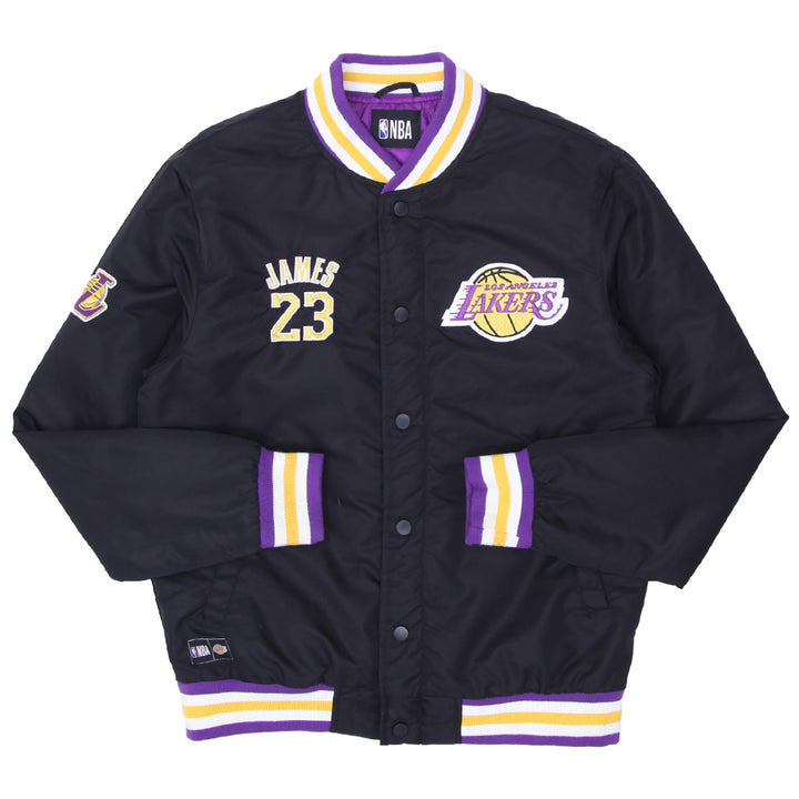 Mens NBA Los Angeles Lakers James 23 Quilted Jacket