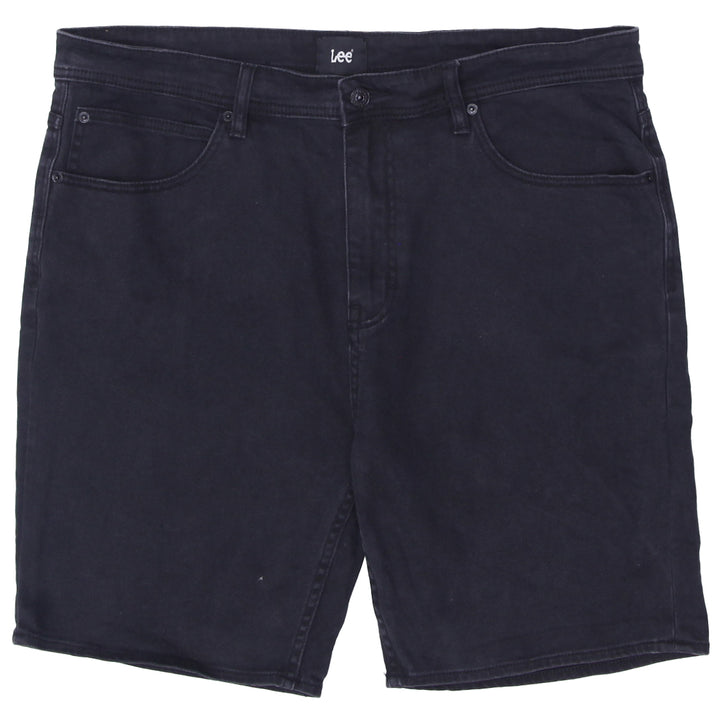 Mens Lee Black Denim  Stretch Shorts