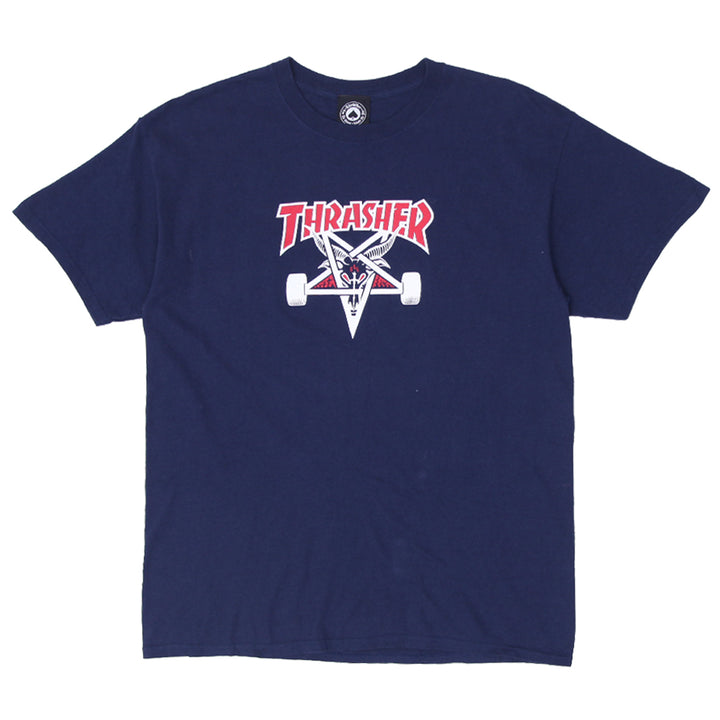 Mens Thrasher Navy Blue T-Shirt